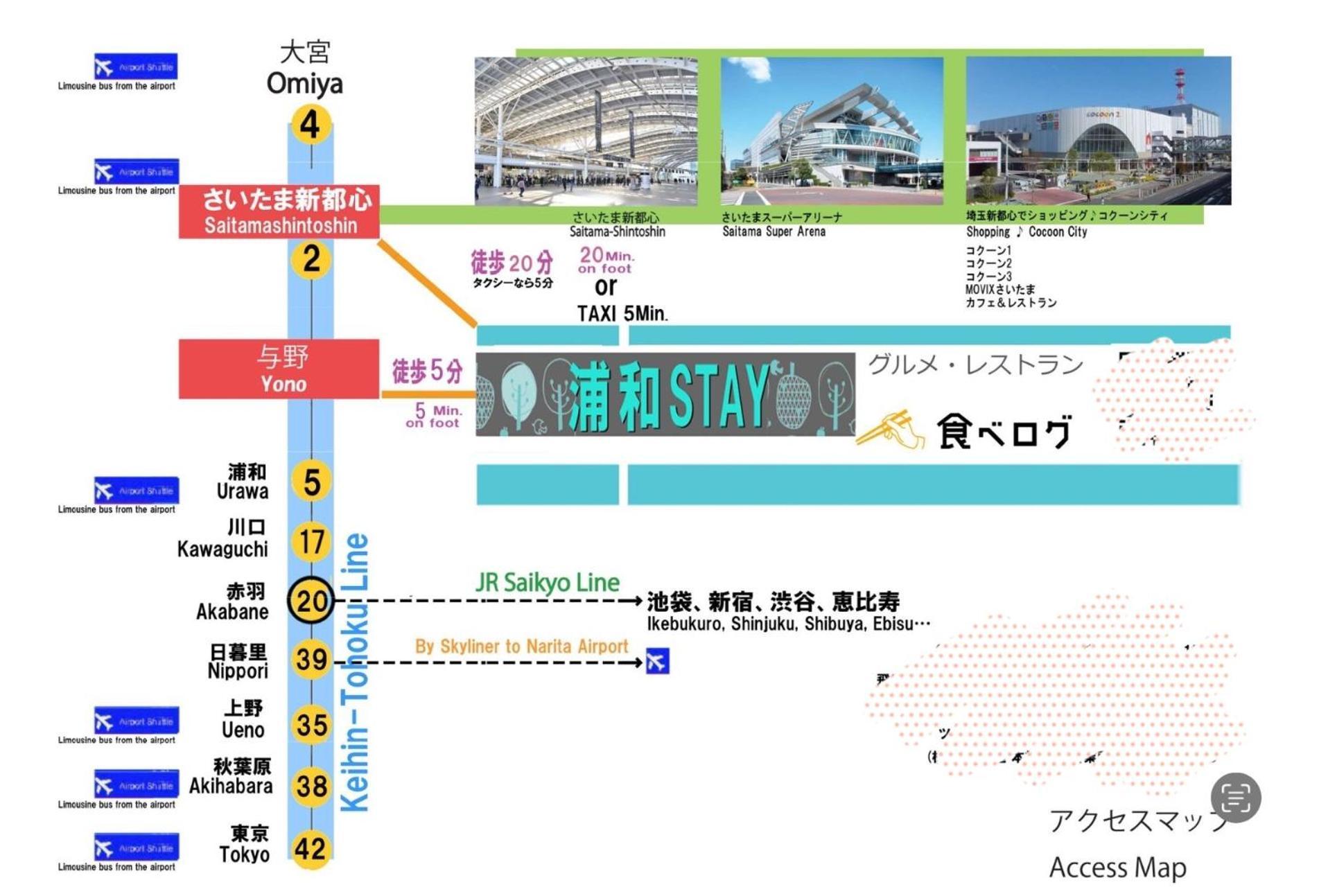 浦和stay Saitama Exterior foto